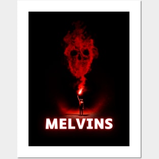 melvins ll flame on Posters and Art